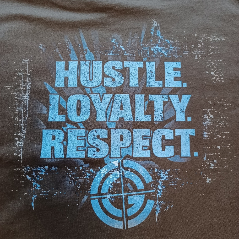 2002 Y2K WWE John Cena "Hustle Loyalty Respect" Black T-Shirt Adult XL Wrestling - Picture 5 of 12